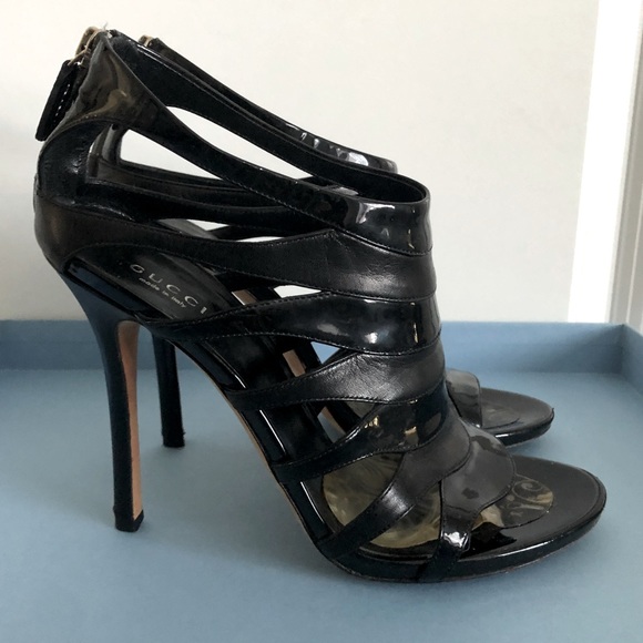 Sexy Gucci Stiletto cage sandals Size 38 - Picture 1 of 10